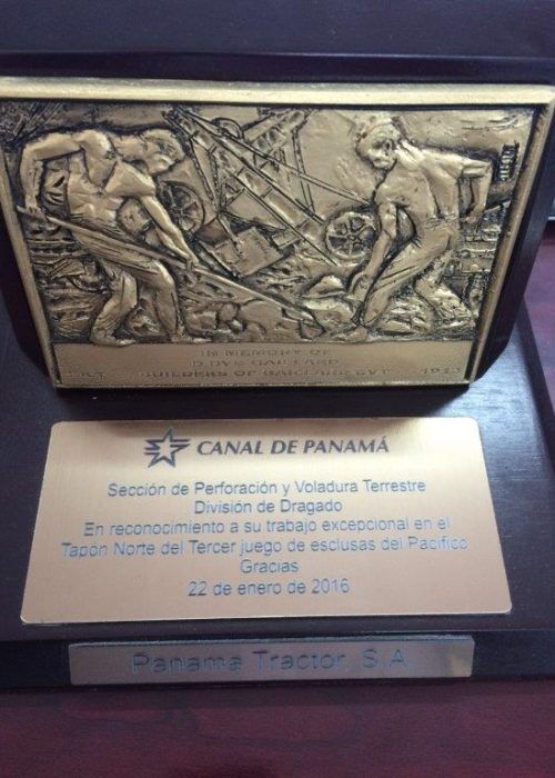 Award - Panama Tractor & Canal de Panama